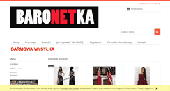 Desktop Screenshot of baronetka.pl