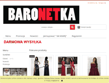 Tablet Screenshot of baronetka.pl